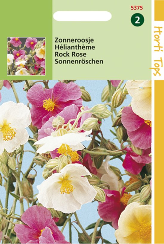 Common Rock-rose Mutabile mix (Helianthemum) 200 seeds